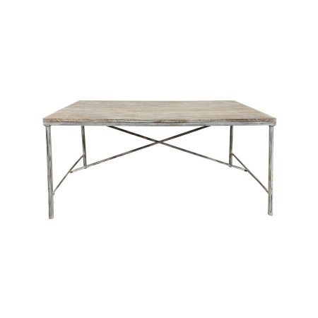 Table de Salle à Manger Home ESPRIT Blanc Fer Bois de manguier 160 X 90 X 80 cm de Home ESPRIT, Tables - Réf : S3059300, Prix...