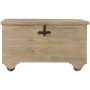 Coffre Home ESPRIT Naturel bois de teck 136 X 70 X 76 cm de Home ESPRIT, Boîtes et coffres de rangement - Réf : S3059305, Pri...