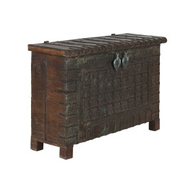 Truhe Home ESPRIT Braun Eisen Teakholz 137 x 44 x 98 cm von Home ESPRIT, Aufbewahrungsboxen und -truhen - Ref: S3059306, Prei...