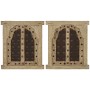 Decoração de Parede Home ESPRIT Bege Natural Janela 45 X 5 X 51 cm de Home ESPRIT, Adornos - Ref: S3059309, Preço: 169,25 €, ...