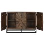 Buy Sideboard Home ESPRIT Black Natural Recycled