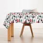 Stain-proof resined tablecloth Belum Laponia White Black Red Green 150 x 150 cm | Tienda24 Tienda24.eu