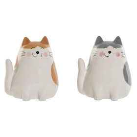 Hucha Home ESPRIT Dolomita Gato 13,5 X 10 X 15 cm (2 Unidades) de Home ESPRIT, Huchas - Ref: S3059323, Precio: 13,23 €, Descu...