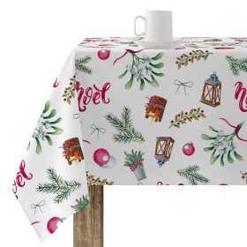 Fleckenabweisende geharzte Tischdecke Belum Christmas Rot 300 x 150 cm | Tienda24 Tienda24.eu