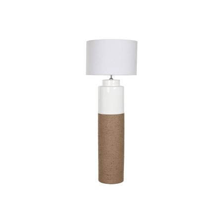 Lampada da Terra Home ESPRIT Bianco Marrone 220 V 50 X 50 X 139,5 cm | Tienda24 - Global Online Shop Tienda24.eu