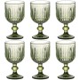 Set de Verres Home ESPRIT Vert Verre 8 x 8 x 14,5 cm (6 Unités) | Tienda24 - Global Online Shop Tienda24.eu