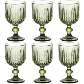 Set de Verres Home ESPRIT Rose Verre 8 x 8 x 14,5 cm (6 Unités) | Tienda24 - Global Online Shop Tienda24.eu