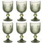 Set de Verres Home ESPRIT Vert Verre 8 x 8 x 14,5 cm (6 Unités) | Tienda24 - Global Online Shop Tienda24.eu