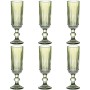 Set de Verres Home ESPRIT Vert Verre 6 x 6 x 18,4 cm (6 Unités) | Tienda24 - Global Online Shop Tienda24.eu