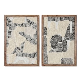 Cadre Home ESPRIT Blanc Gris Abstrait Urbaine 43 x 3 x 63 cm (2 Unités) de Home ESPRIT, Impressions sur toile - Réf : S305940...