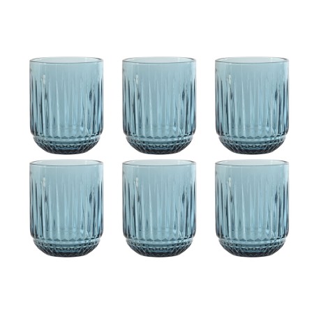 Set of glasses Home ESPRIT Blue Crystal (6 Units) by Home ESPRIT, Tumblers - Ref: S3059415, Price: 12,17 €, Discount: %