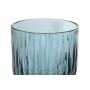 Set de Verres Home ESPRIT Bleu Verre 8,8 x 8,8 x 16,3 cm (6 Unités) | Tienda24 - Global Online Shop Tienda24.eu