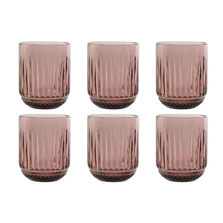 Conjunto de Copos Home ESPRIT Cor de Rosa Cristal (6 Unidades) | Tienda24 - Global Online Shop Tienda24.eu