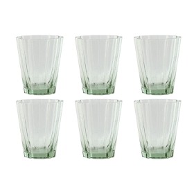 Set of glasses Home ESPRIT Green Crystal 280 ml (6 Units) by Home ESPRIT, Tumblers - Ref: S3059422, Price: 27,71 €, Discount: %