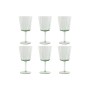 Conjunto de Copos Home ESPRIT Verde Cristal 285 ml 8,4 x 8,4 x 16,4 cm (6 Unidades) | Tienda24 - Global Online Shop Tienda24.eu