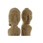 Figurine Décorative Home ESPRIT Naturel 7,5 x 7,5 x 50 cm Statue (2 Pièces) de Home ESPRIT, Objets de décoration - Réf : S305...