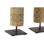 Figura Decorativa Home ESPRIT Natural 7,5 x 7,5 x 50 cm Estatua (2 Piezas) de Home ESPRIT, Adornos - Ref: S3059427, Precio: 5...