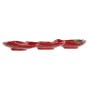 Snack tray Home ESPRIT Red Modern 32 x 11,5 x 3,2 cm | Tienda24 - Global Online Shop Tienda24.eu