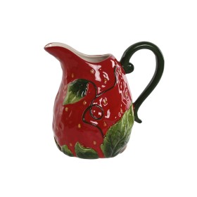 Jug Home ESPRIT Red Stoneware by Home ESPRIT, Jugs and decanters - Ref: S3059468, Price: 25,89 €, Discount: %