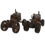 Figura Decorativa Home ESPRIT Bronce Vintage 26 x 14 x 17,5 cm (2 Unidades) de Home ESPRIT, Adornos - Ref: S3059485, Precio: ...