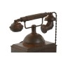 Figurine Décorative Home ESPRIT Bronze Vintage Téléphone 21 x 12 x 18 cm (2 Unités) de Home ESPRIT, Objets de décoration - Ré...