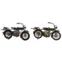 Decorative Figure Home ESPRIT Blue Green Motorbike Vintage 31 x 8 x 16 cm (2 Units) by Home ESPRIT, Ornaments - Ref: S3059494...