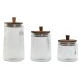 3 Tubs Home ESPRIT Transparent Crystal Acacia 1,8 L 3 Pieces by Home ESPRIT, Food storage - Ref: S3059509, Price: 20,23 €, Di...