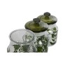 Conjunto de 3 Potes Home ESPRIT Verde Cristal 1,2 L 3 Peças de Home ESPRIT, Armazenamento de alimentos - Ref: S3059513, Preço...