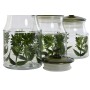 Conjunto de 3 Potes Home ESPRIT Verde Cristal 1,2 L 3 Peças de Home ESPRIT, Armazenamento de alimentos - Ref: S3059513, Preço...