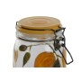 Set di 4 Barattoli Home ESPRIT Giallo Cristallo Ferro 1,5 L 4 Pezzi di Home ESPRIT, Conservazione di alimenti - Rif: S3059514...