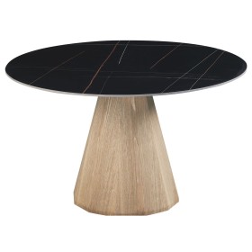 Dining Table Home ESPRIT Ceramic MDF Wood 120 x 120 x 75 cm by Home ESPRIT, Dining Tables - Ref: S3059525, Price: 499,08 €, D...