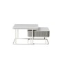 Mesa de Centro Home ESPRIT Branco 70 x 70 x 45 cm de Home ESPRIT, Jogos de móveis - Ref: S3059529, Preço: 180,25 €, Desconto: %