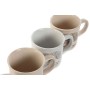 Tazza Mug Home ESPRIT Bianco Beige Tradizionale Albero della vita 330 ml (4 Unità) di Home ESPRIT, Tazze - Rif: S3059530, Pre...