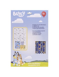 Set di Cancelleria Bluey 16 Pezzi Azzurro da Bluey, Set Scolastici - Ref: S0738549, Precio: €7.01, Descuento: %