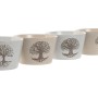 Bowl Home ESPRIT White Beige Stoneware 570 ml 13 x 13 x 8 cm (4 Units) by Home ESPRIT, Bowls and large cups - Ref: S3059532, ...