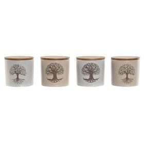 Sugar Bowl Versa Beige 8,8 x 8,5 x 8,8 cm Ceramic | Tienda24 - Global Online Shop Tienda24.eu