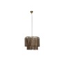 Candeeiro de teto Home ESPRIT Castanho Dourado Madeira Metal Madeira de mangueira 50 W 60 x 60 x 48 cm de Home ESPRIT, Ilumin...