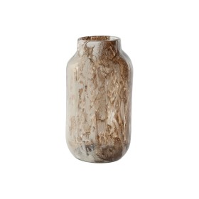 Vase Taupe Verre 18 x 18 x 14,5 cm | Tienda24 - Global Online Shop Tienda24.eu