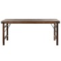 Mesa Dobrável Home ESPRIT Natural Madeira Reciclada 182 x 90 x 76 cm de Home ESPRIT, Jogos de móveis - Ref: S3059634, Preço: ...