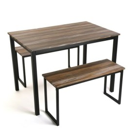 Conjunto de mesa e banco Versa Madeira 70 x 76 x 110 cm de Versa, Jogos de móveis - Ref: S3403492, Preço: 146,57 €, Desconto: %