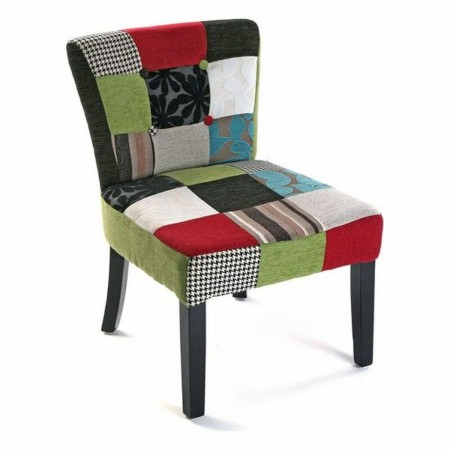 Sillón Versa Patchwork Poliéster (64 x 73 x 50 cm) de Versa, Sillas - Ref: S3403501, Precio: 161,23 €, Descuento: %