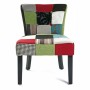 Armchair Versa Patchwork Polyester (64 x 73 x 50 cm) by Versa, Chairs - Ref: S3403501, Price: 161,23 €, Discount: %