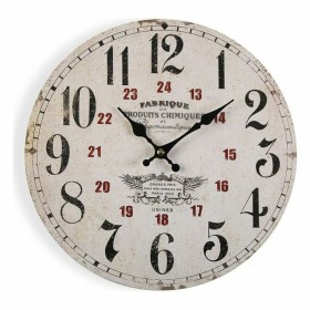 Horloge Murale Versa Pharmautique Bois (4 x 30 x 30 cm) de Versa, Pendules murales - Réf : S3405367, Prix : 8,41 €, Remise : %