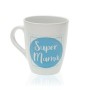 Ceramic Mug Versa Super Mamá Stoneware (8,5 x 10 x 8,5 cm) by Versa, Cups - Ref: S3405950, Price: 3,47 €, Discount: %