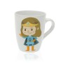 Tasse en Céramique Versa Super Mamá Grès (8,5 x 10 x 8,5 cm) de Versa, Tasses - Réf : S3405950, Prix : 3,47 €, Remise : %