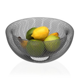 Coupe à fruits Versa Gris Acier Fer (15 cm) de Versa, Bols et tasses - Réf : S3407262, Prix : 15,58 €, Remise : %