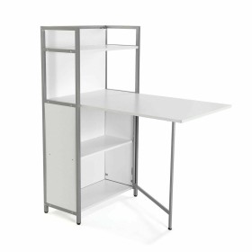 Étagère Versa 10330152 Blanc Table Piable Métal Bois MDF (60 x 30 x 120 cm) de Versa, Rayonnage et rangement - Réf : S3408812...