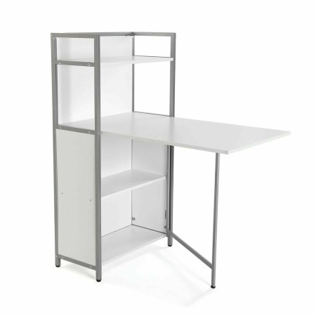 Shelves Versa 10330152 White Folding Table Metal MDF Wood (60 x 30 x 120 cm) by Versa, Shelving & Storage - Ref: S3408812, Pr...