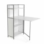 Étagère Versa 10330152 Blanc Table Piable Métal Bois MDF (60 x 30 x 120 cm) de Versa, Rayonnage et rangement - Réf : S3408812...