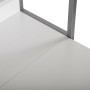 Estantes Versa 10330152 Branco Mesa Dobrável Metal Madeira MDF (60 x 30 x 120 cm) de Versa, Prateleiras e armazenamento - Ref...